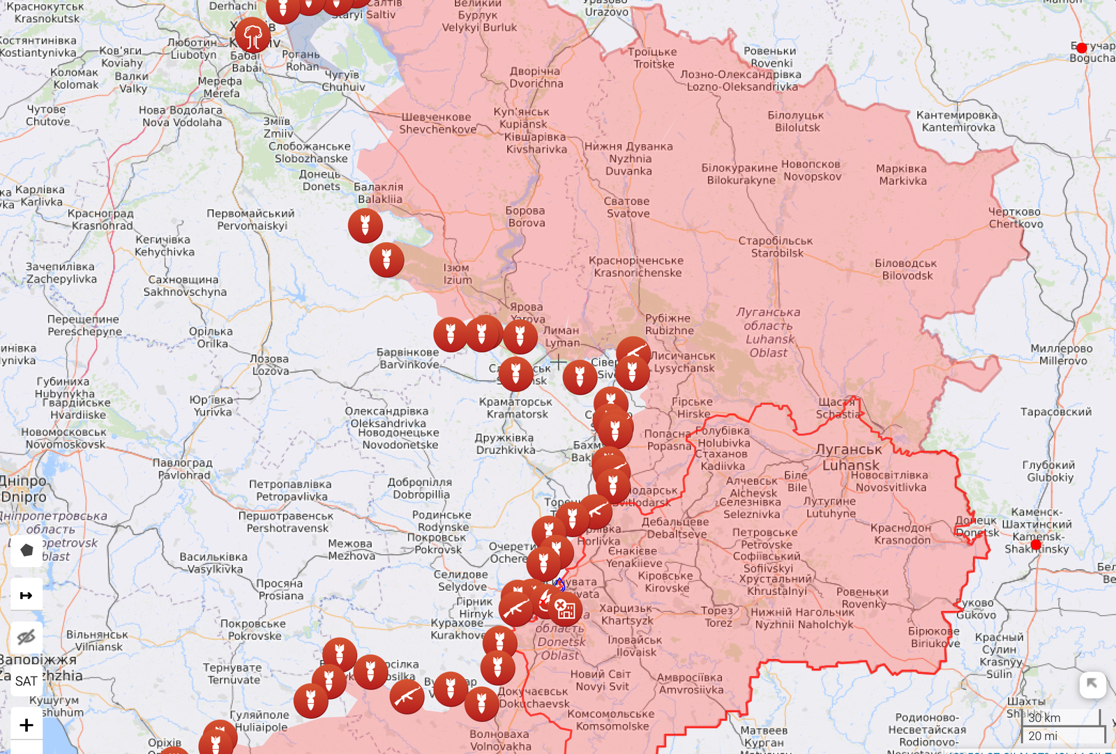 карта війни